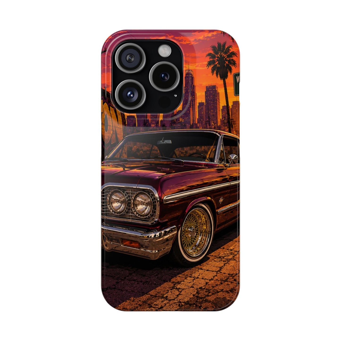 Compton Sunset Lowrider Slim iPhone Case
