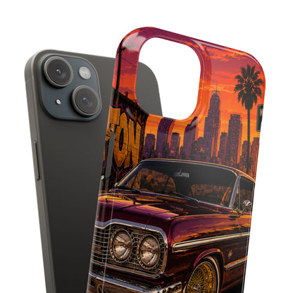 Compton Sunset Lowrider Slim iPhone Case