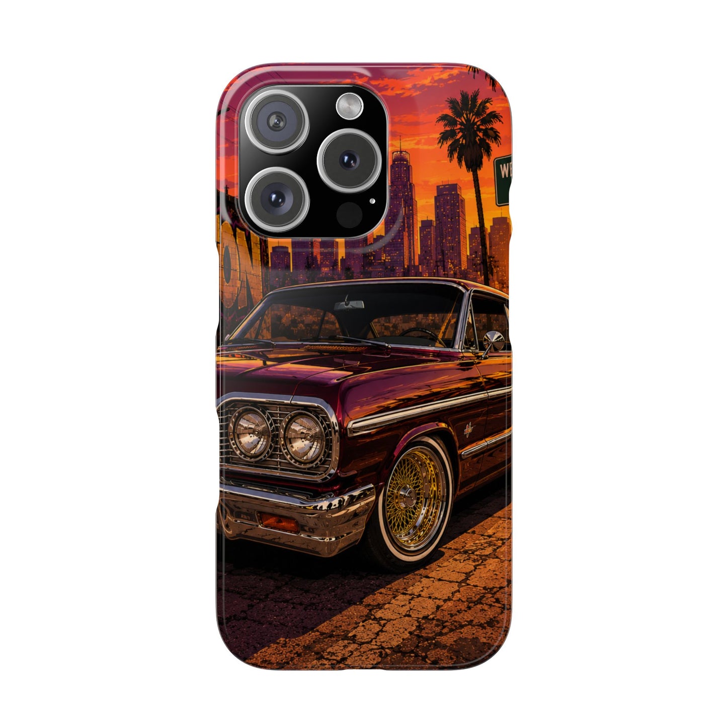 Compton Sunset Lowrider Slim iPhone Case
