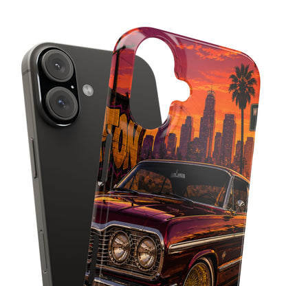 Compton Sunset Lowrider Slim iPhone Case