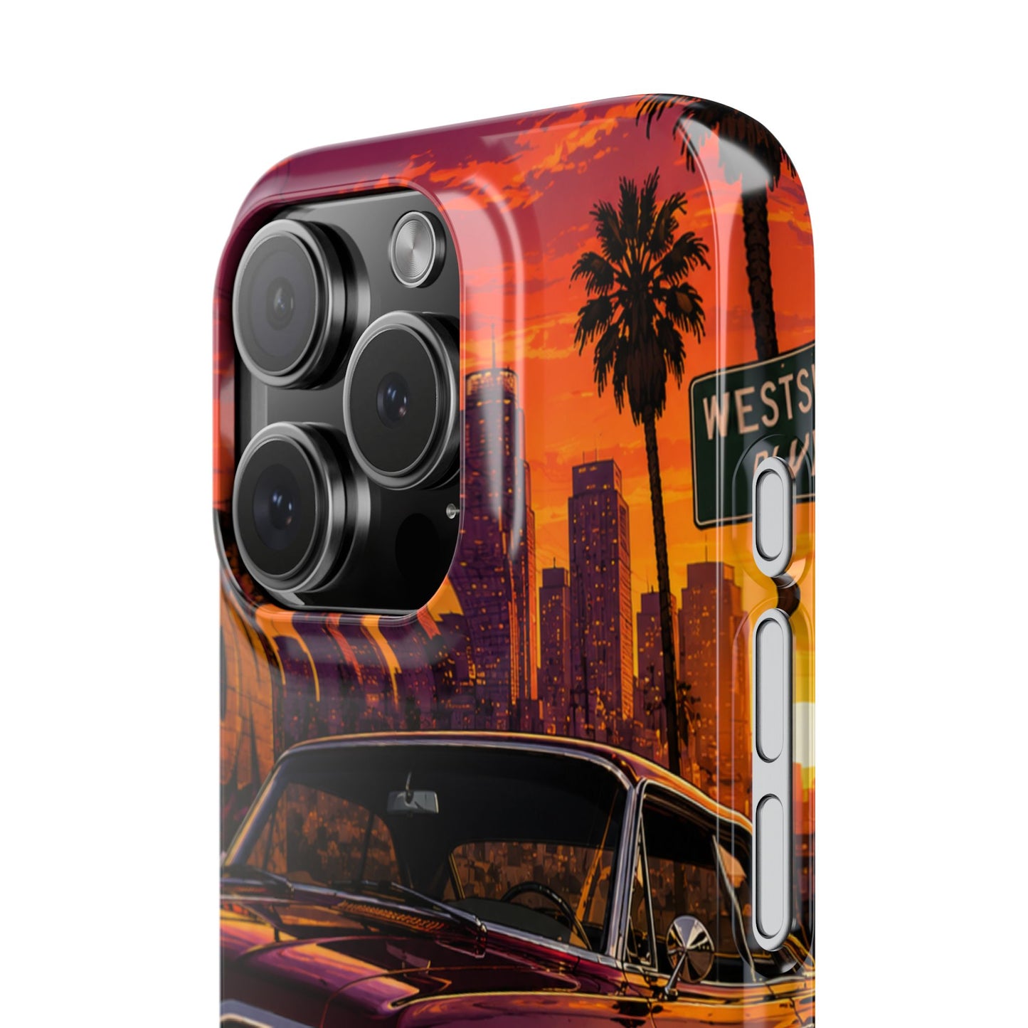 Compton Sunset Lowrider Slim iPhone Case