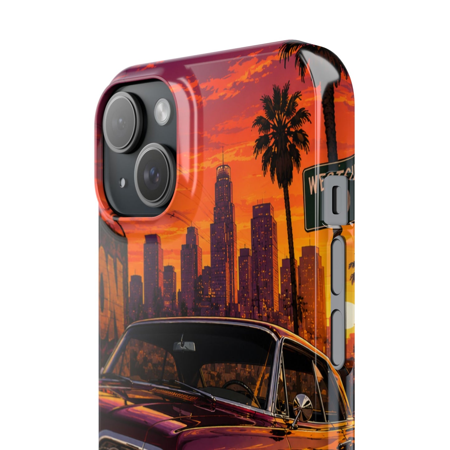 Compton Sunset Lowrider Slim iPhone Case