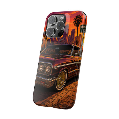 Compton Sunset Lowrider Slim iPhone Case